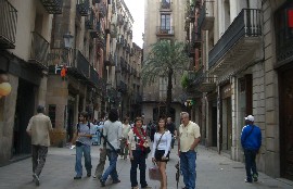 La Ribera - Calle Montcada - Barcelona